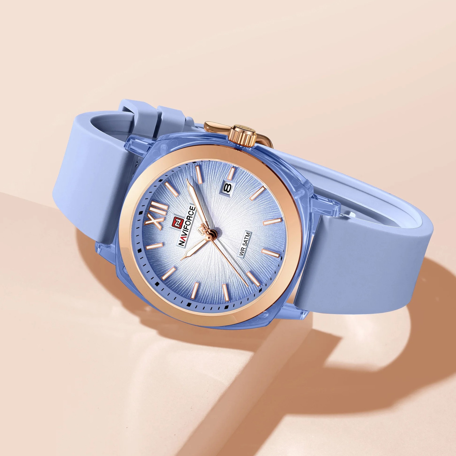 Naviforce 6111 watch for women-Lite Blue2 Naviforce 6111 watch for women-Lite Blue