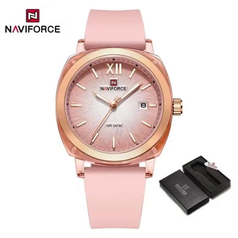 Naviforce 6111 watch for women-Pink