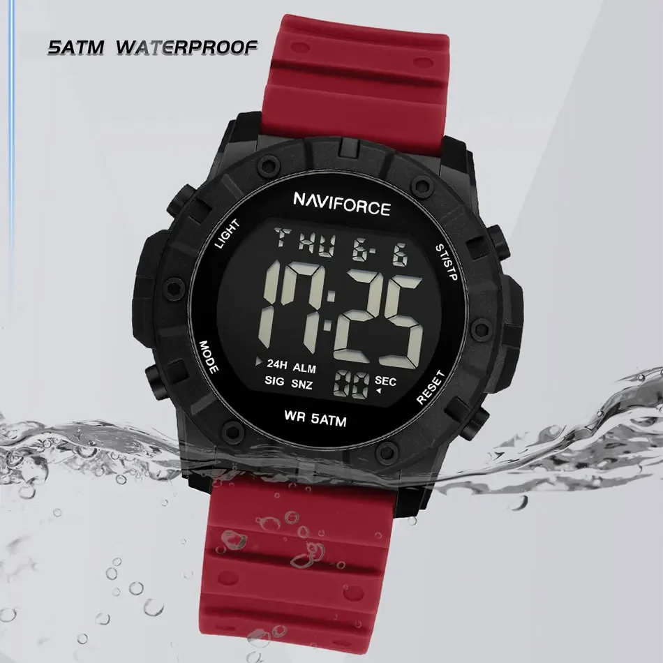 Naviforce 7110 - Black Red 6 Naviforce 7110 - Black Red
