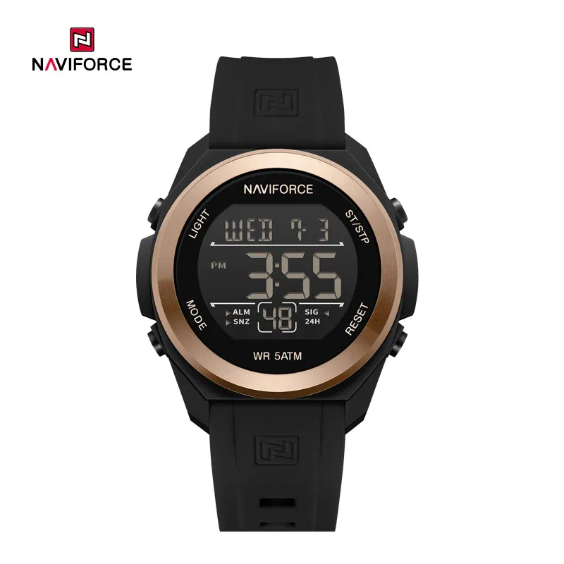 Naviforce 7111 watch for men-Rose Black Naviforce 7111 watch for men-Rose Black