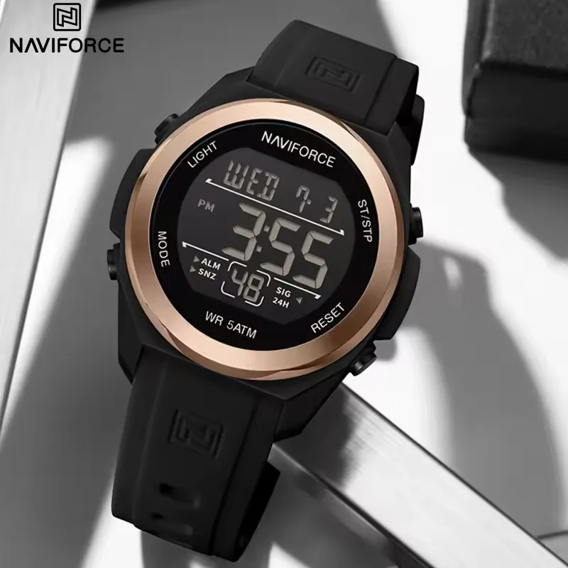 Naviforce 7111 watch for men-Rose Black3 Naviforce 7111 watch for men-Rose Black