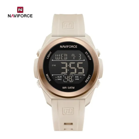 Naviforce 7111 watch for men-Rose Gold