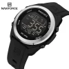 Naviforce 7111 watch for men-Silver Black