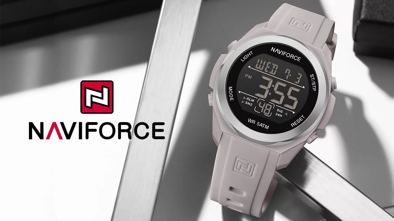 Naviforce 7111 watch for men-Silver Gray1 Naviforce 7111 watch for men-Silver Gray