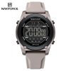 Home With AJAX Naviforce 7130 Sports Watch For Men-Gray White