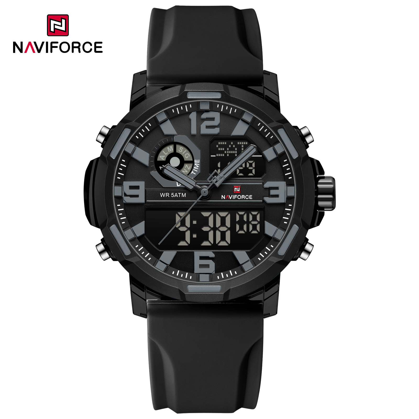 Naviforce 7130 for men-Black Gray1 Naviforce 7130 for men-Black Gray
