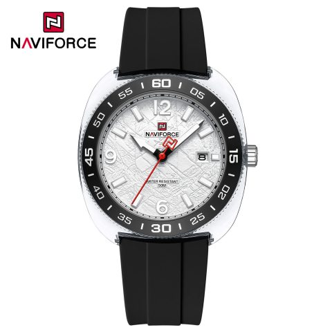 Naviforce 7132 for men-Black White