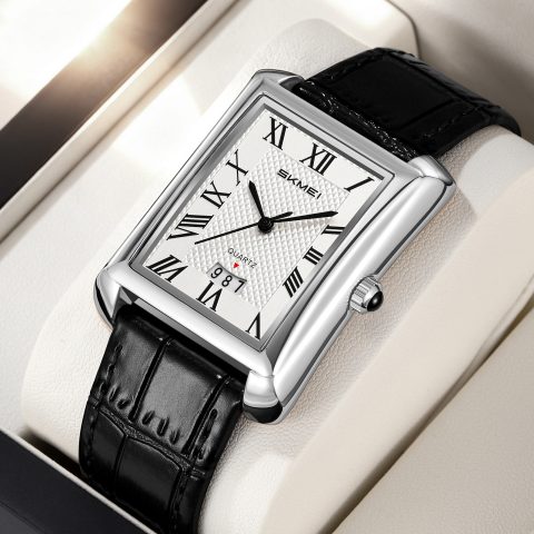 Naviforce 7132 for men-Silver White