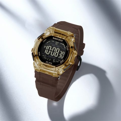 Naviforce 7136 Watch For Men - Coffee