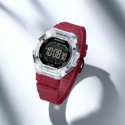Naviforce 7136 Watch For Men - Red