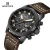 Naviforce 8077 Watch For Men - Black Brown