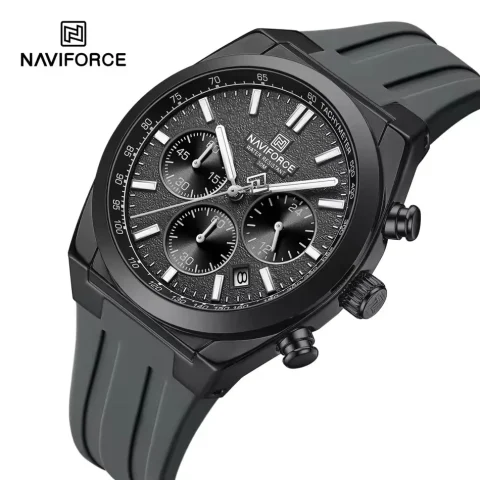 Naviforce 8080 Watch For Men - Black Gray