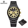 Naviforce 8081 watch for men-Black Gold