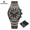 Naviforce 8081 watch for men-Black Gray