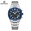 Naviforce 8081 watch for men-Silver Blue3