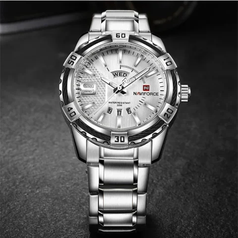 Naviforce 9117 CH - Silver