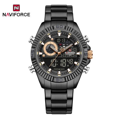 Naviforce 9262 watch for men CH-Black Rose