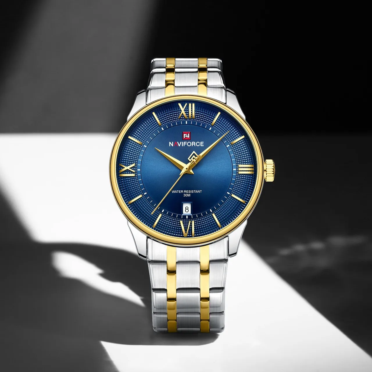 Naviforce 9262 watch for men CH-Gold Blue3 Naviforce 9262 Chain watch for men CH-Gold Blue