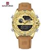 Naviforce 9262 watch for men-Gold.