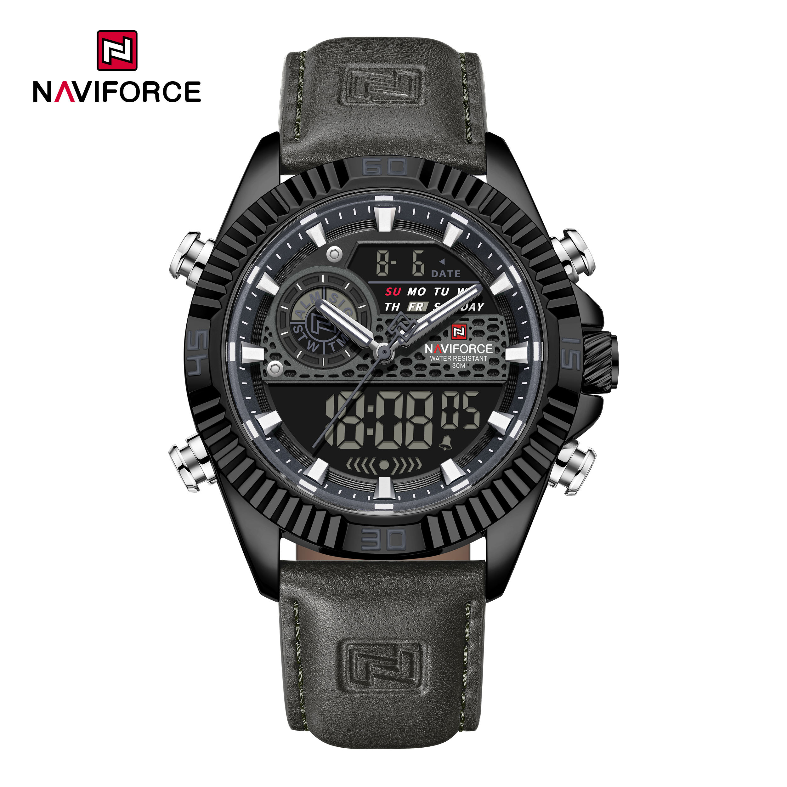 Naviforce 9262 Belt watch for men-Gray Naviforce 9262 watch for men-Gray