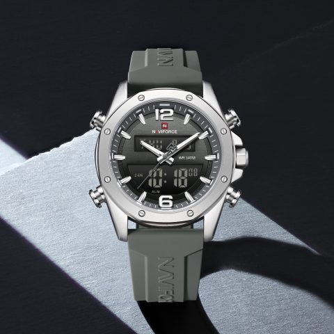Naviforce 9264 watch for men-Gray