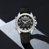 Naviforce 9264 watch for men-Silver Black