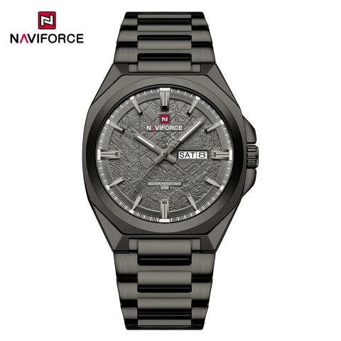 Naviforce 9273 watch for men-Black Gray