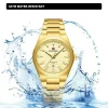 Naviforce 9273 watch for men-Golden