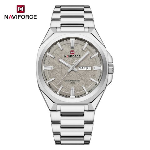 Naviforce 9273 watch for men- Gray
