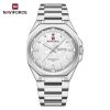 Naviforce 9273 watch for men-Silver