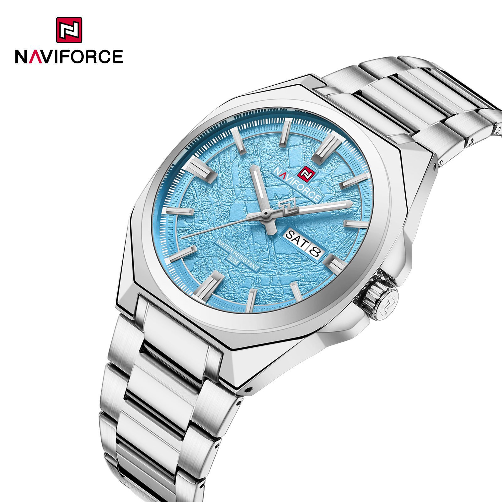Naviforce 9273 watch for men-Sky Blue1 Naviforce 9273 watch for men-Sky Blue