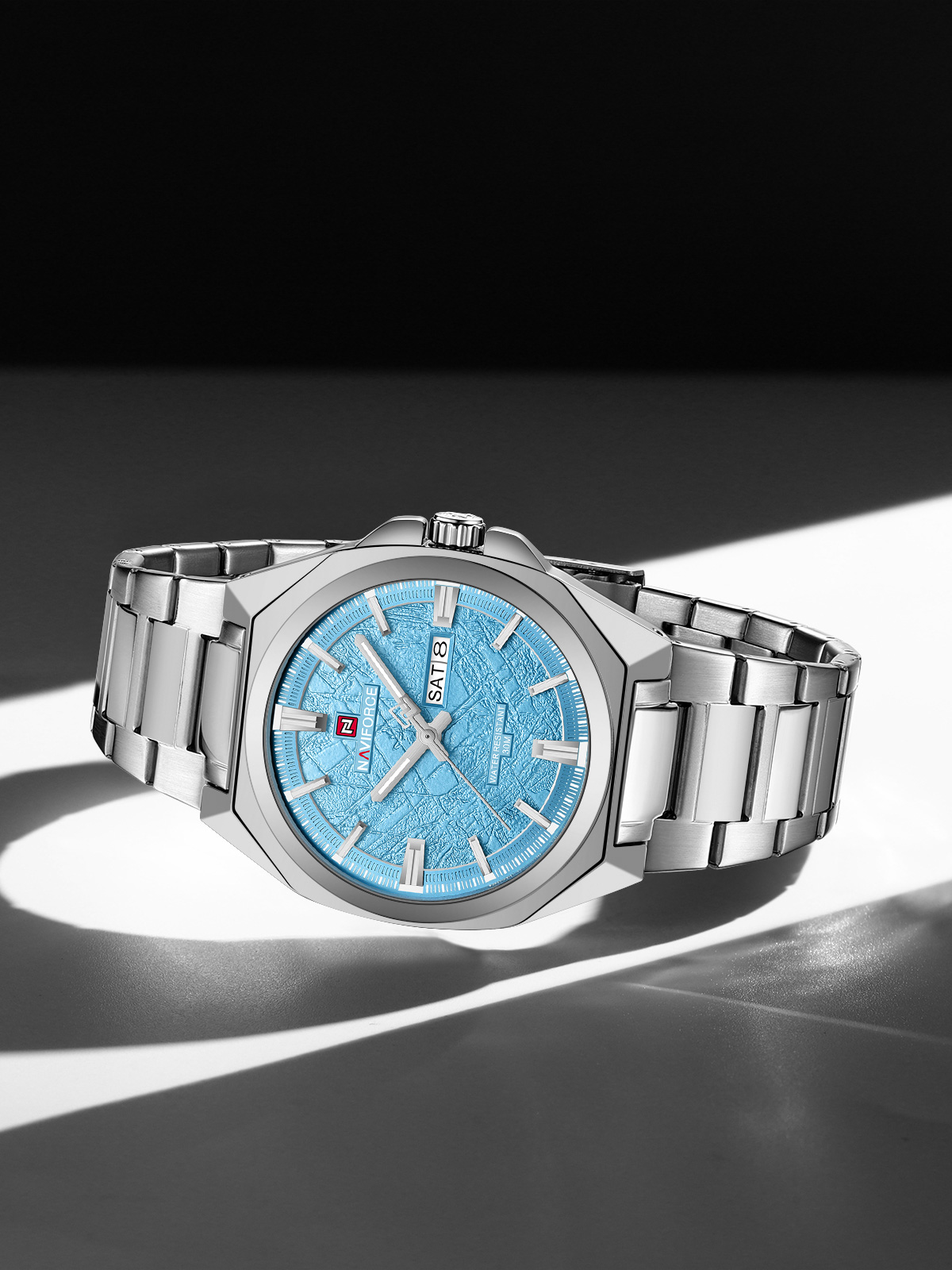Naviforce 9273 watch for men-Sky Blue3 Naviforce 9273 watch for men-Sky Blue
