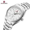 Naviforce 9274 Watch For Men - Silver White