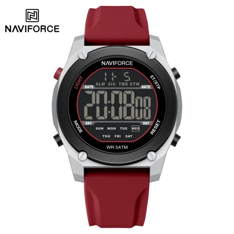 Naviforce Sports Watch For Men-Red