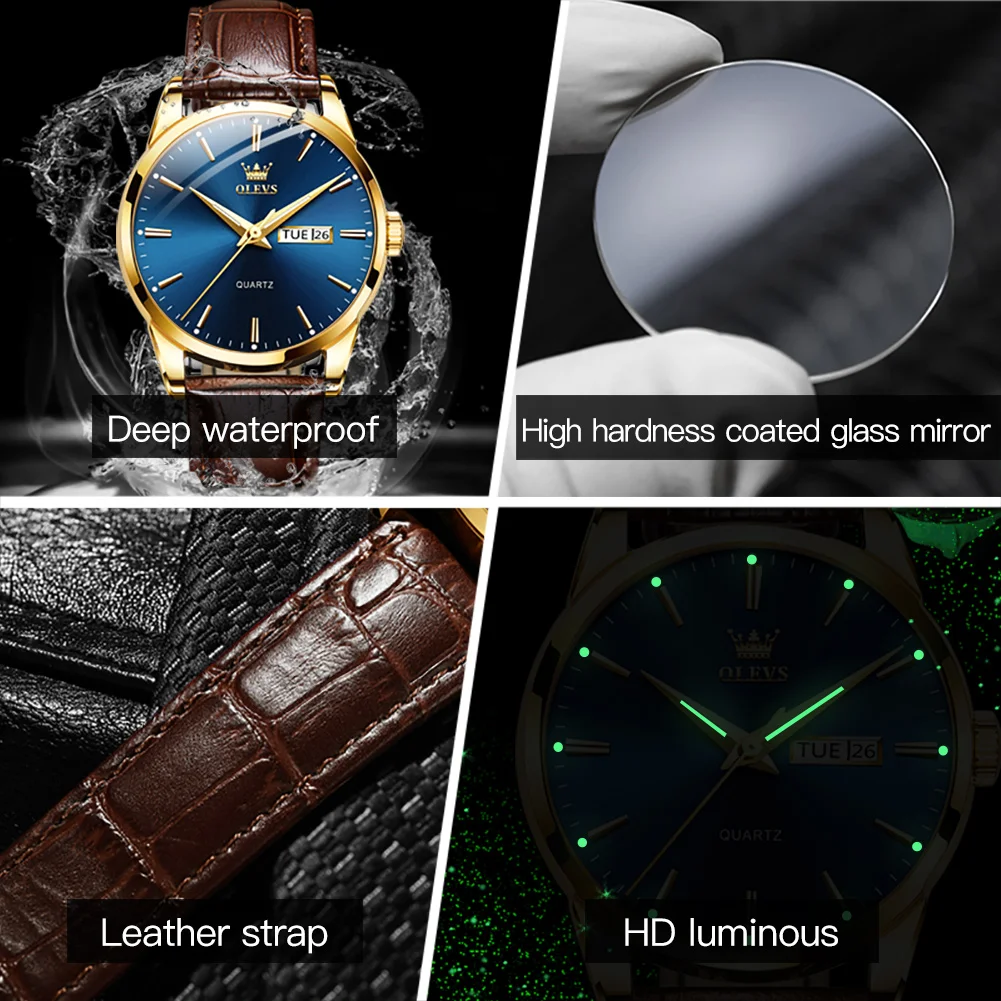 OLEVS-TOP-Brand-Classic-Quartz-Men-Watch-Waterproof-Leather-Strap-Calendar-Sports-Business-Quart