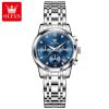 OLEVS 2858 Watch For Women-Silver Blue