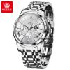 OLEVS 2892 Chronograph Mens Watch-Silver
