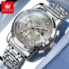 OLEVS 2892 Chronograph Mens Watch-Gray