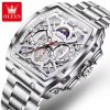 Olevs 2942 Watch For Men - Silver