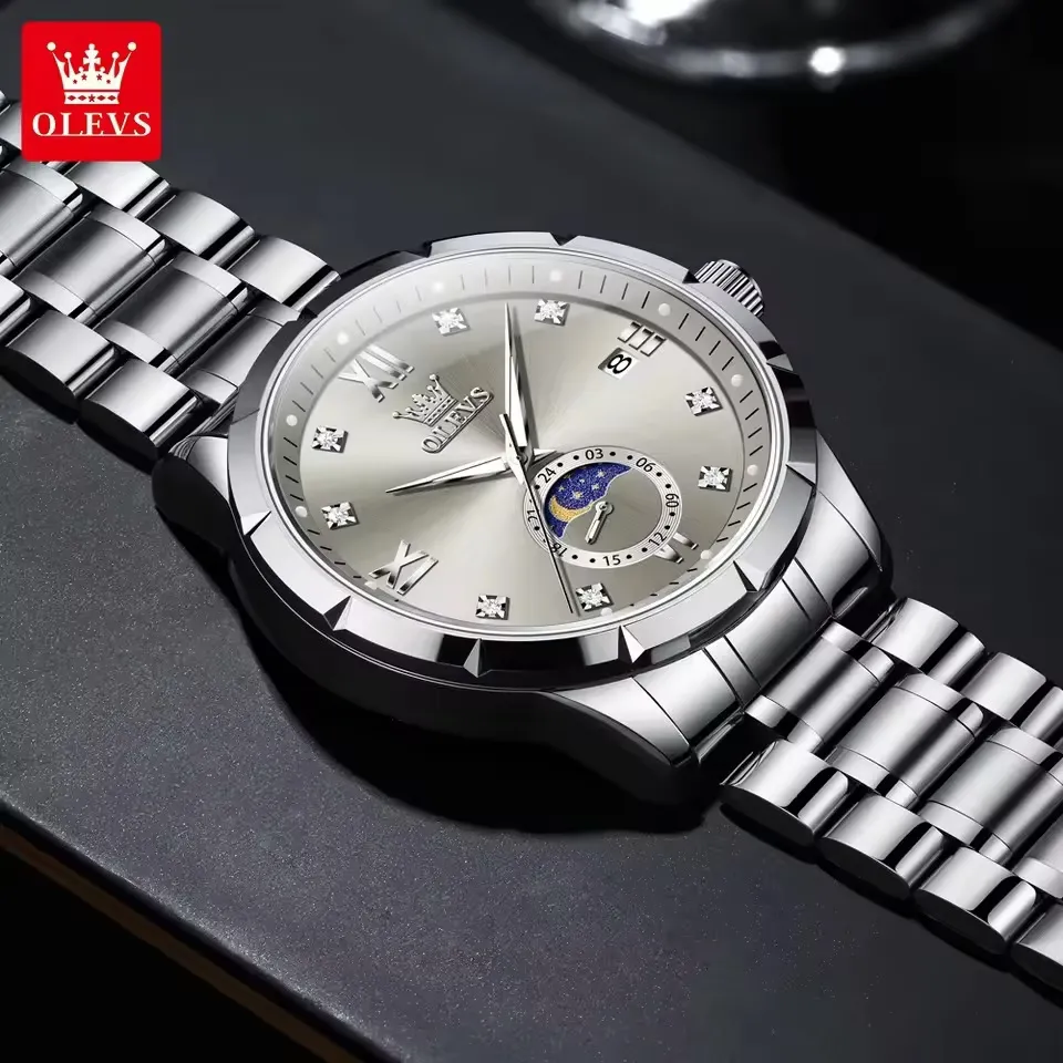 Olevs 2956 CH – Silver Gray 22