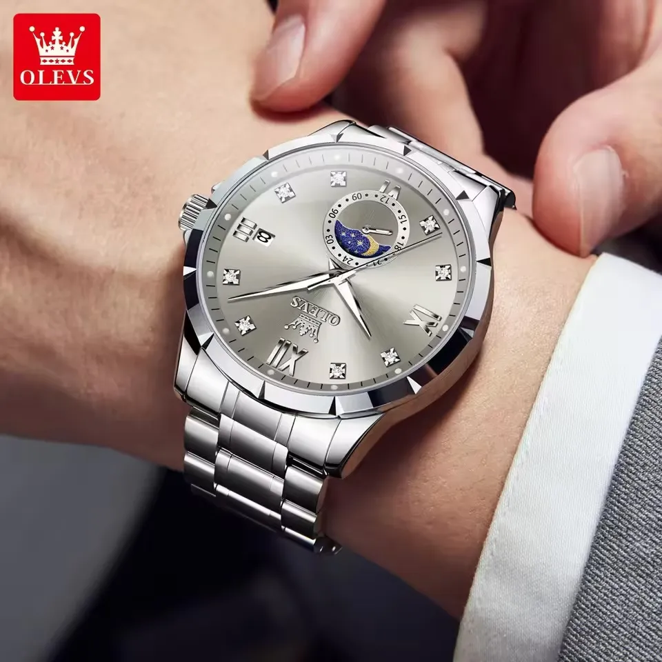 Olevs 2956 CH – Silver Gray 221