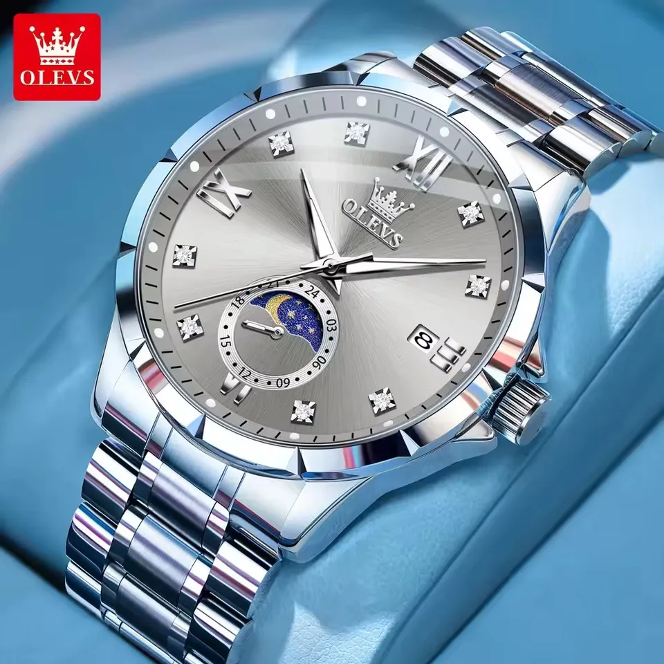 Olevs 2956 CH – Silver Gray 55