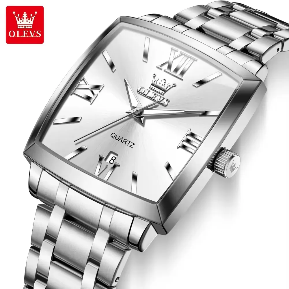Olevs 2969 CH For Men - Silver 1