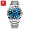 Olevs 5650 Watch For Men - Blue