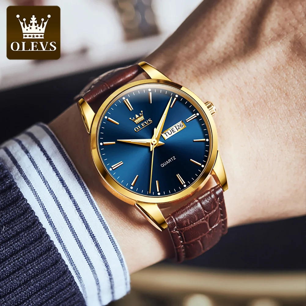 Olevs 6898 L - Brown Blue 11