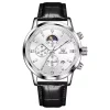 Olevs 9812 Watch For Men - Black White