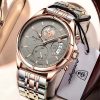 Poedagar 802 Watch for Men – Silver Gray