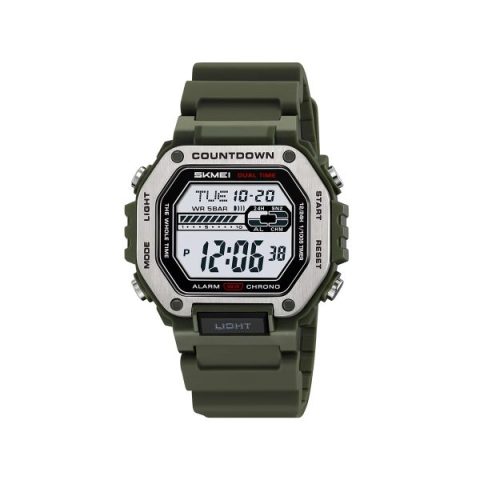 SKMEI 2522 Electronic Sports Men’s Watch-Green