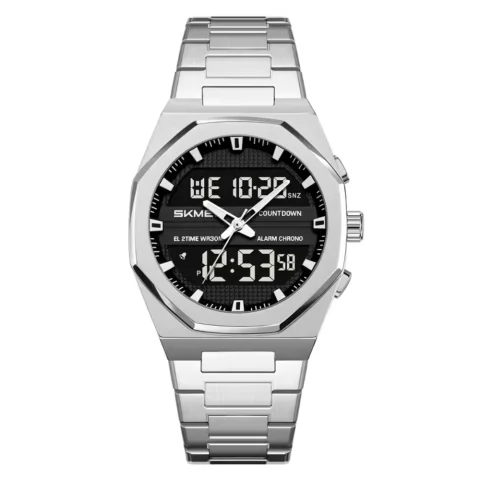 Skmei 2624 watch for men-Silver Black