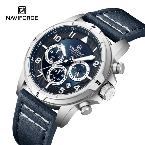 Naviforce 8077 Watch For Men - Blue